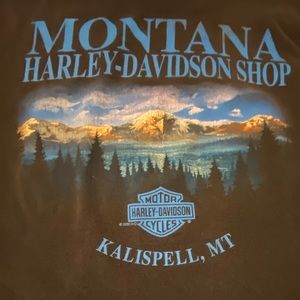 Men’s black  XL Harley Davidson short sleeve tee shirt.